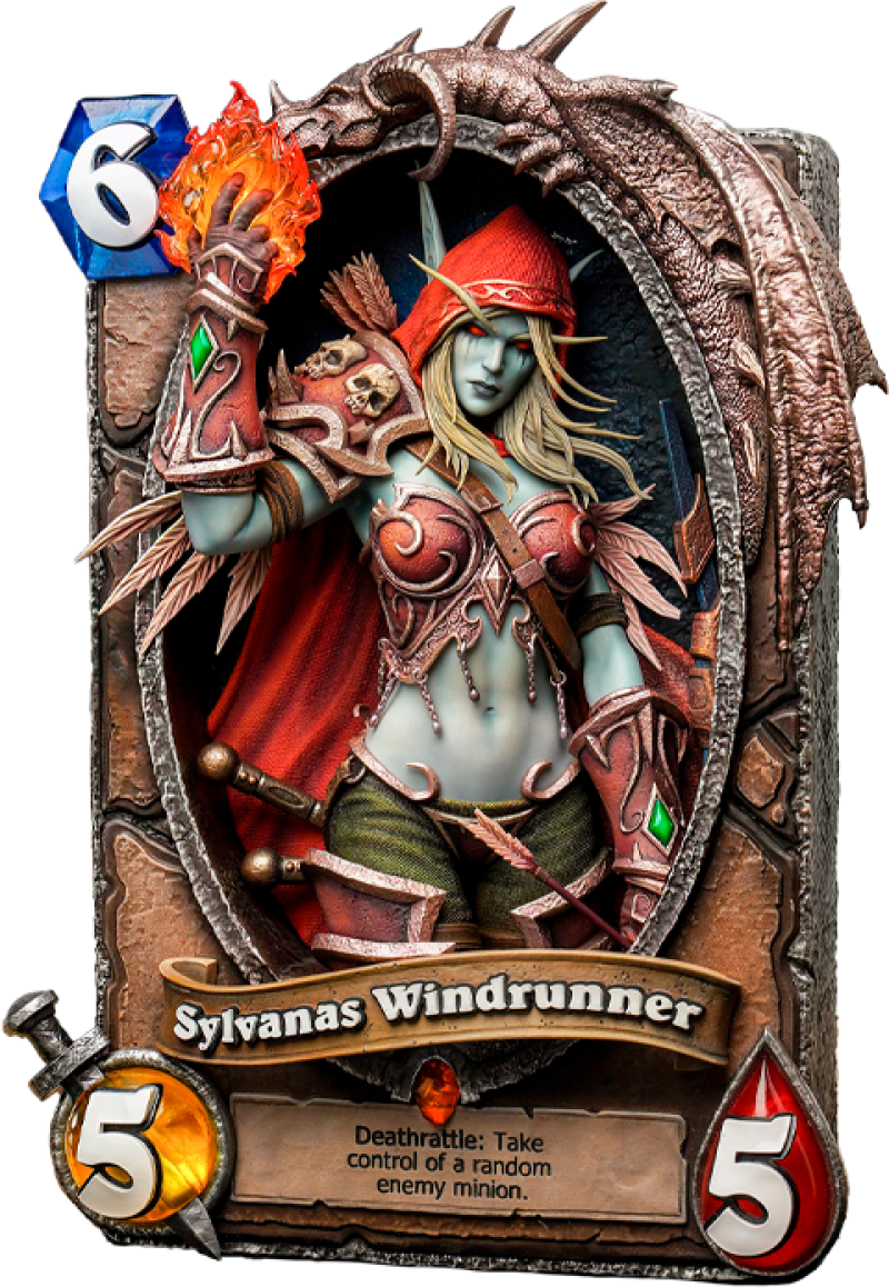 Sylvanas Windrunner 3D Art Frame Miscellaneous Collectibles by HEX Collectibles