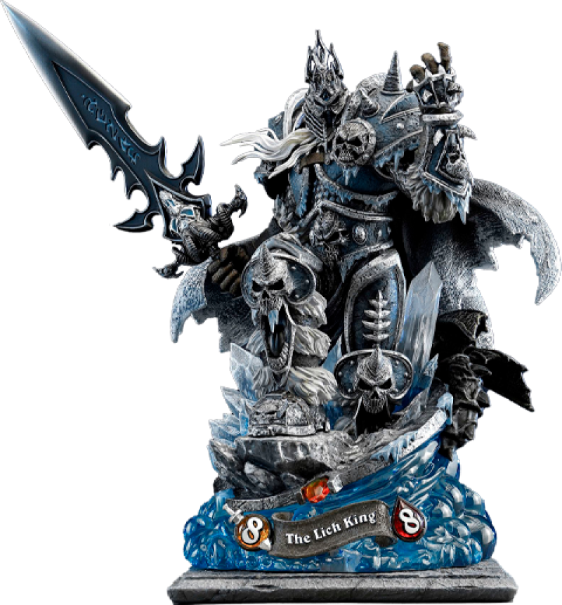 The Lich King Statues by HEX Collectibles