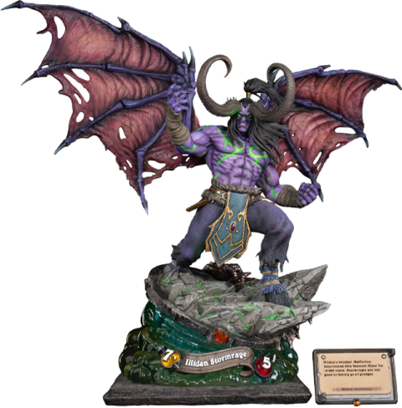 Illidan Stormrage Statues by HEX Collectibles