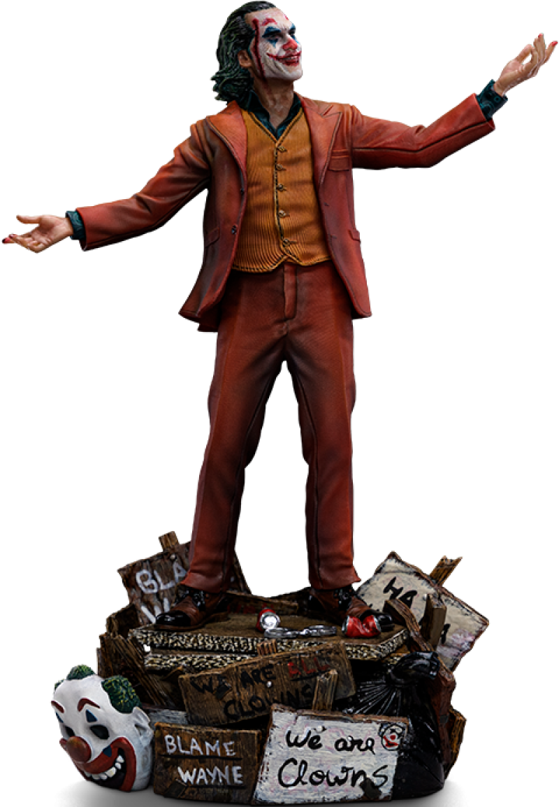 Joker (Arthur Fleck) Deluxe 1:10 Scale Statue by Iron Studios