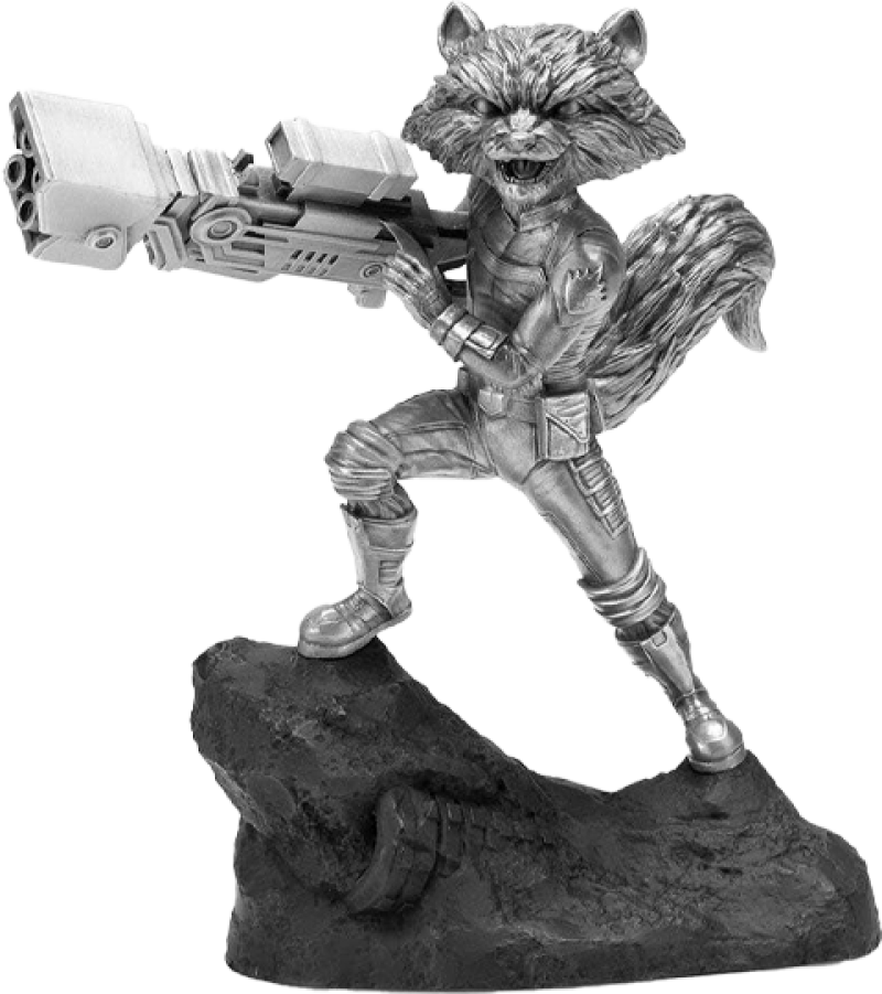 Rocket Raccoon Pewter Collectible by Royal Selangor