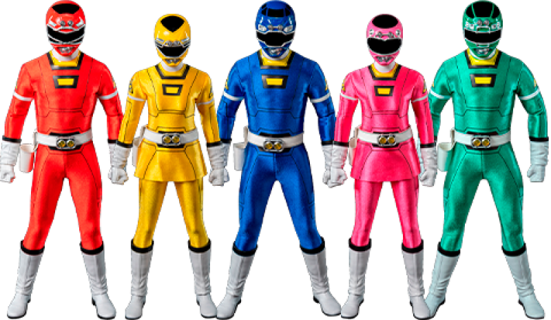 Turbo Power Rangers Pack Sixth Scale Figure Set by Threezero