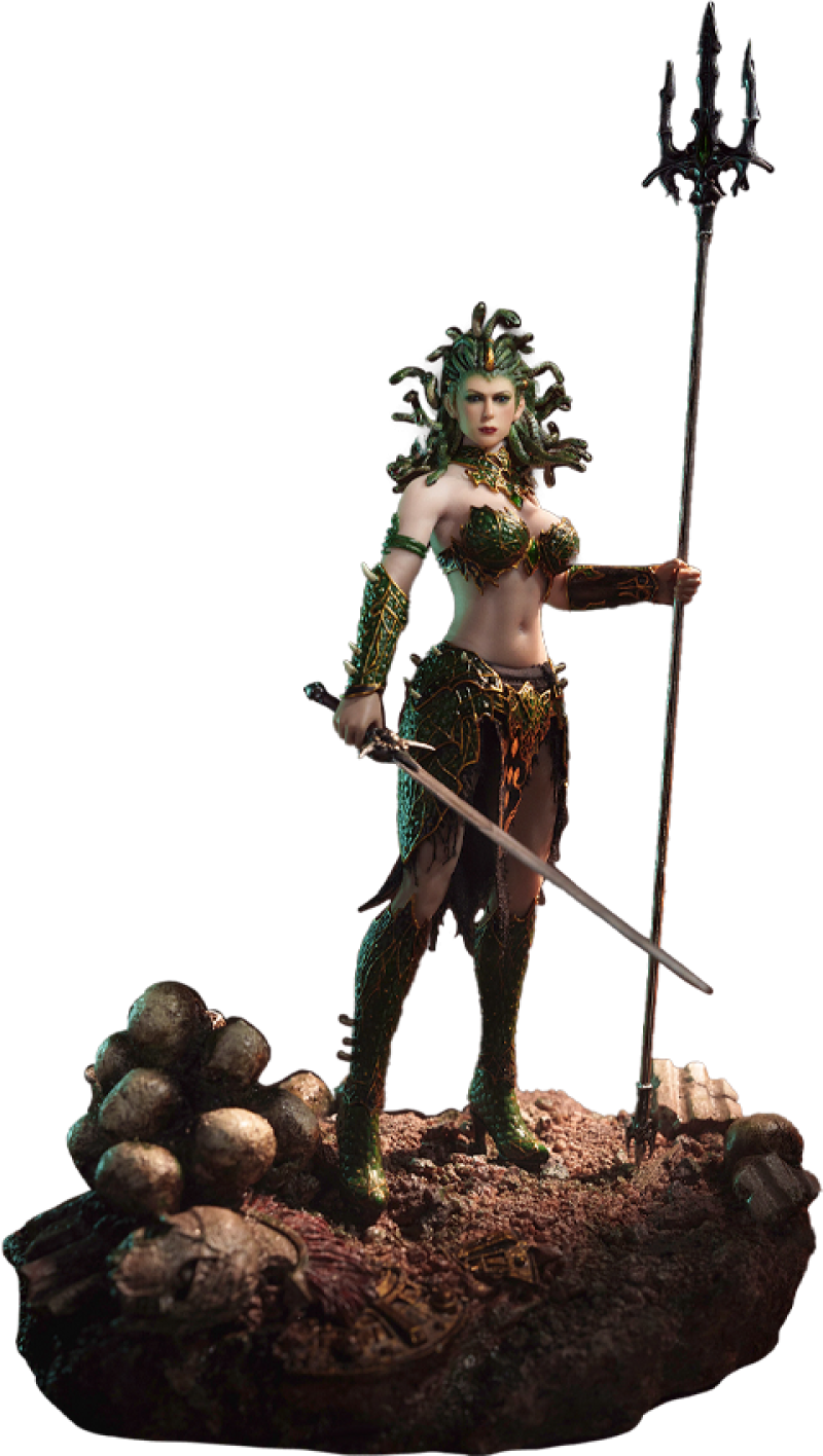 Medusa in Human Form (Green) Action Figure by TBLeague