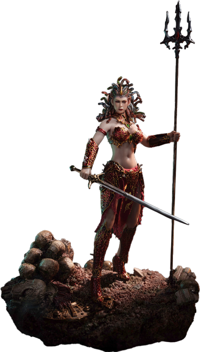 Medusa in Human Form (Red) Action Figure by TBLeague