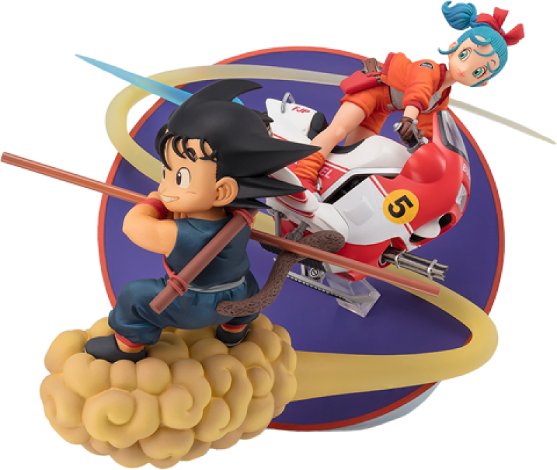 Son Goku & Bulma Collectible Figure by Tamashii Nations