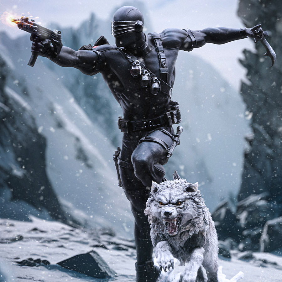 Snake Eyes 1:10 Art Scale Statue by Iron Studios | Sideshow