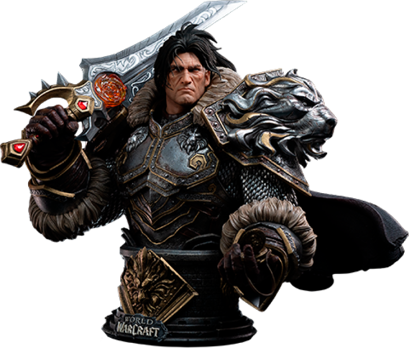 Varian Wrynn Bust by Infinity Studio