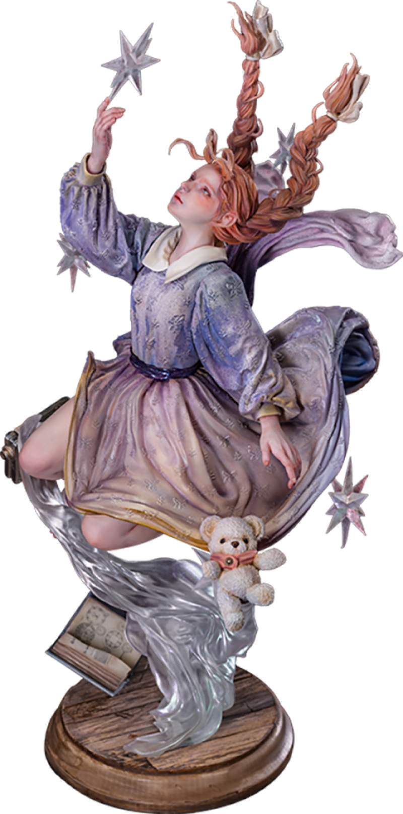 Dreaming In The Galaxy Statues by Manas SUM