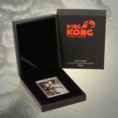 King Kong of Skull Island 5oz Silver Coin