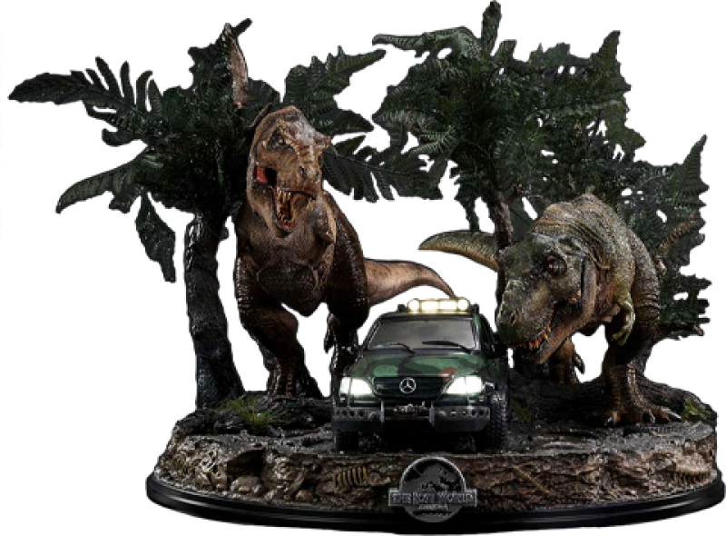 T-Rex Cliff Attack Diorama by Prime 1 Studio