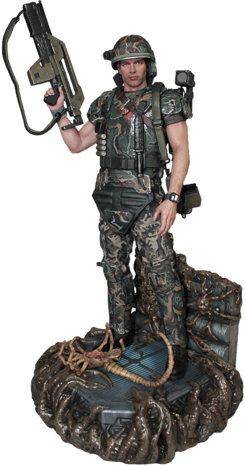 Corporal Hicks Quarter Scale Statue by Hollywood Collectibles Group