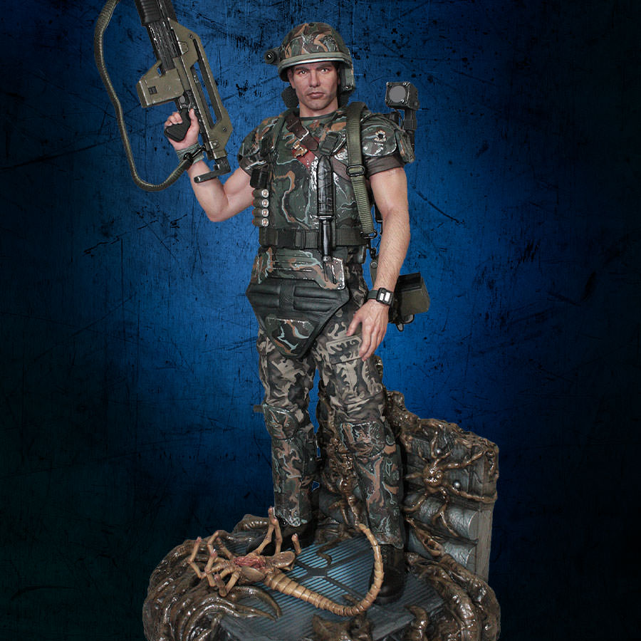 Corporal Hicks Quarter Scale Statue by Hollywood