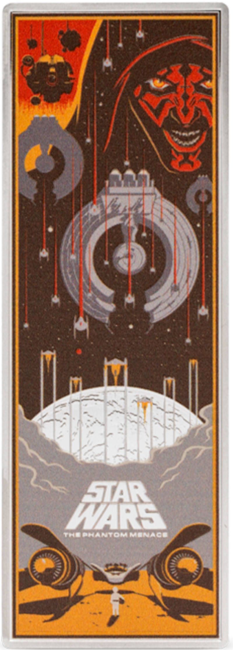 The Phantom Menace™ Poster Coin Silver Collectible by Agoro