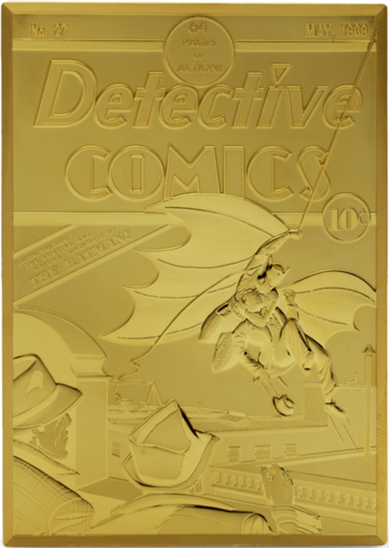 Detective Comics #27 Gilded Coin Silver Collectible by Agoro