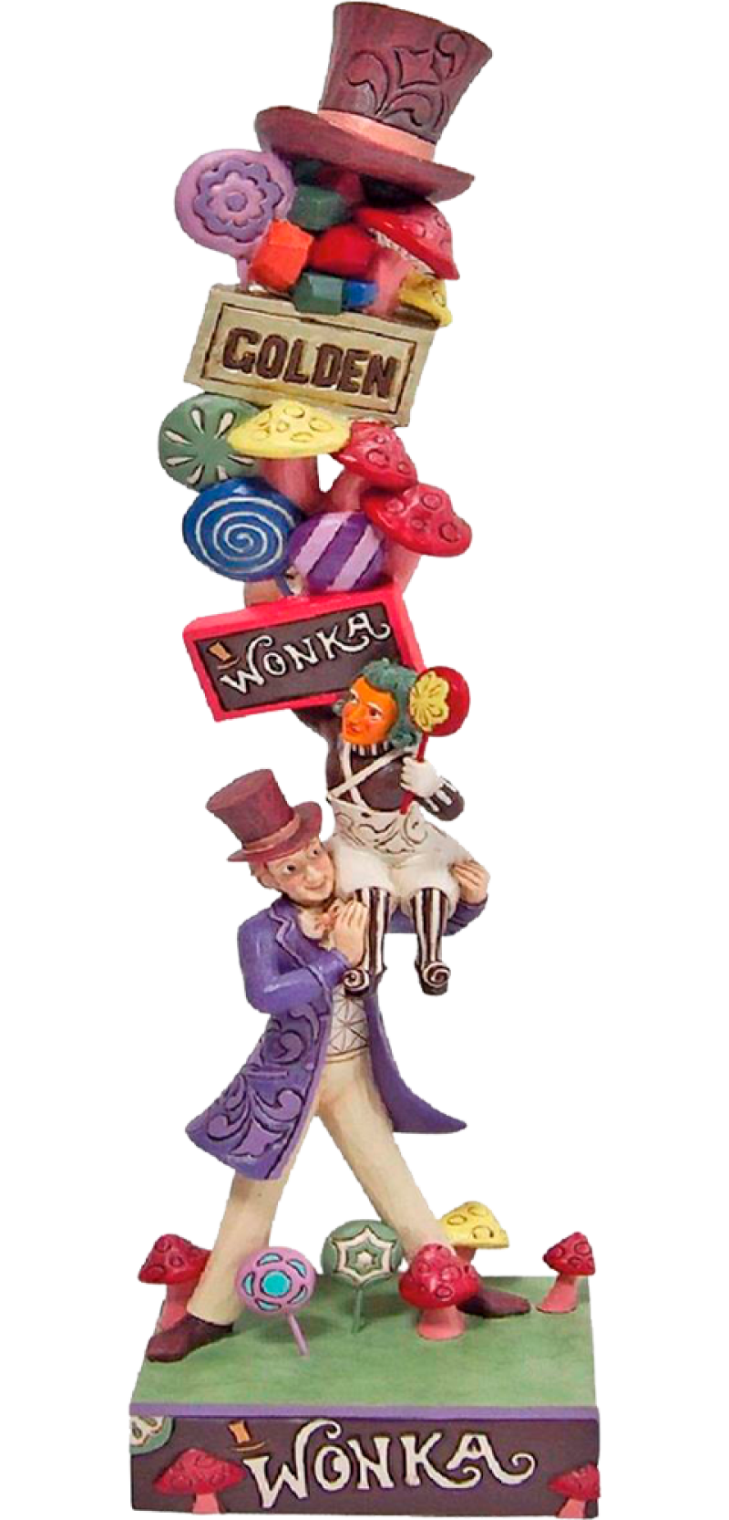 Willy Wonka with Stacked Icons Figurine by Enesco, LLC