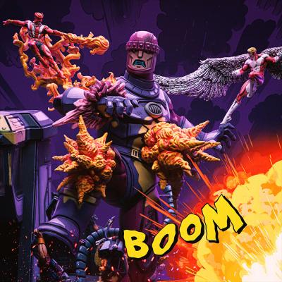 Unboxing X-Men Danger Room B (Comics Color Variant) Diorama