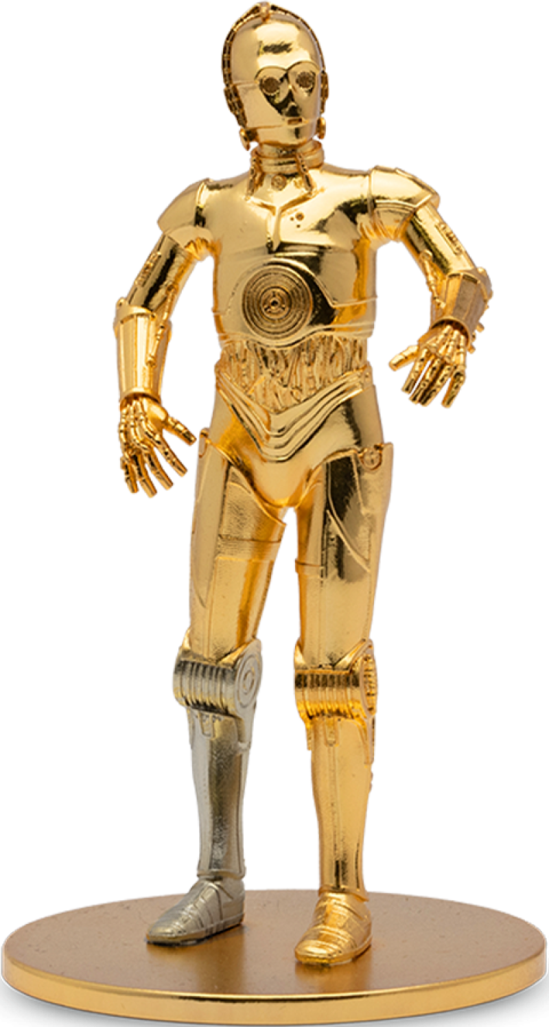 C-3PO™ Silver Miniature Silver Collectible by Agoro
