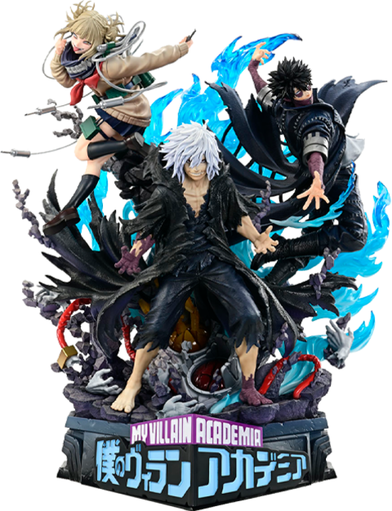 Tomura Shigaraki, Dabi, and Himiko Toga (Deluxe Bonus Version) Quarter Scale Statue by Prime 1 Studio