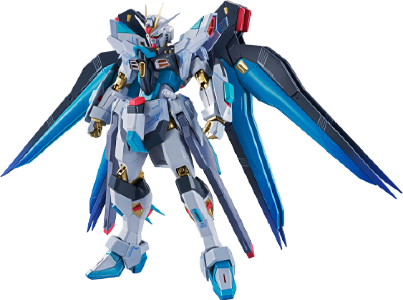 Strike Freedom Gundam Type II (Hatsune Miku Version) Collectible Figure by Tamashii Nations