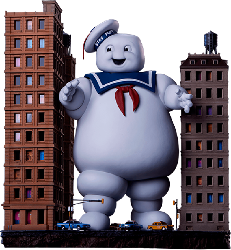 Stay Puft Marshmallow Man Diorama by PCS