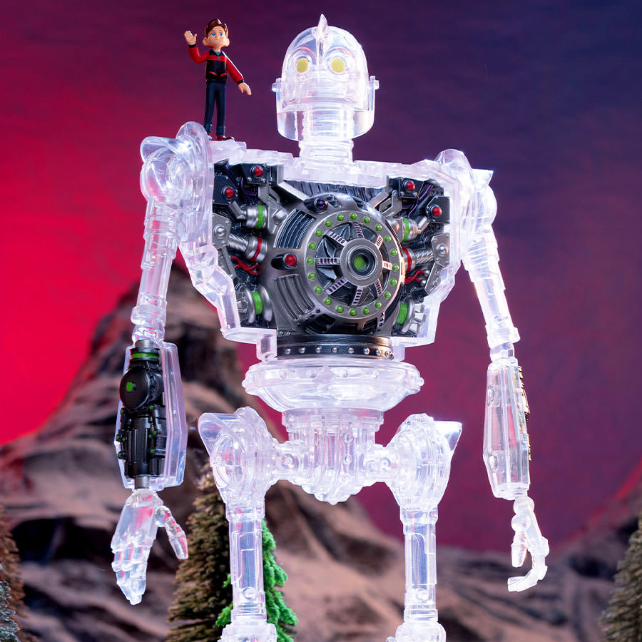 The Iron Giant (Clear) Action Figure by Super7 | Sideshow Collectibles