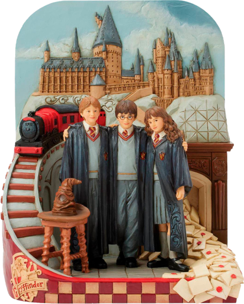 Harry Potter Trio Castle Scene Figurine by Enesco, LLC