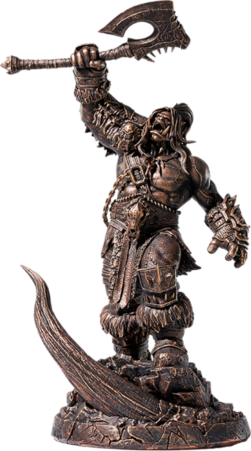 Grommash Hellscream (Bronze Colored Edition) Statues by Activision Blizzard