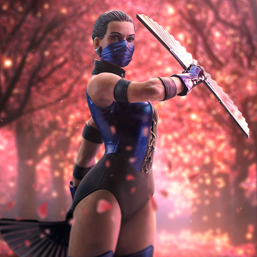 Kitana 1:10 Art Scale Statue by Iron Studios | Sideshow