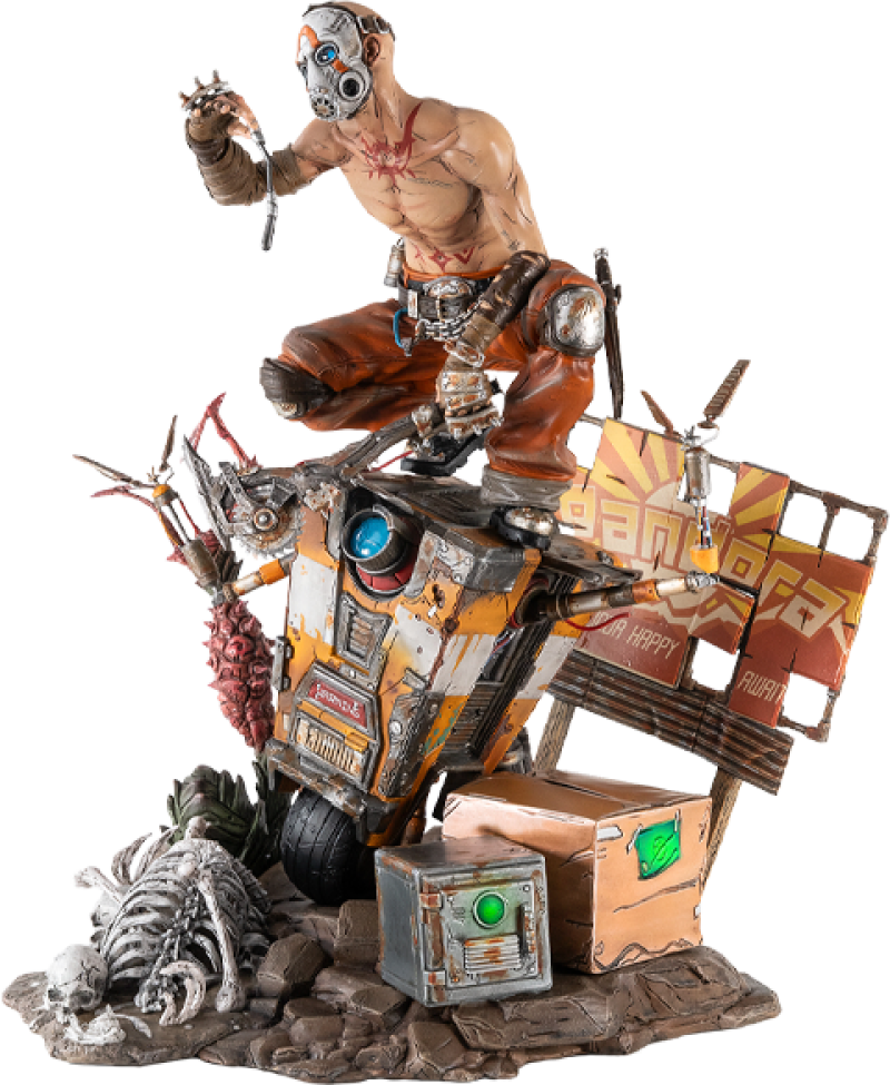 Psycho Bandit & Claptrap Diorama by PureArts