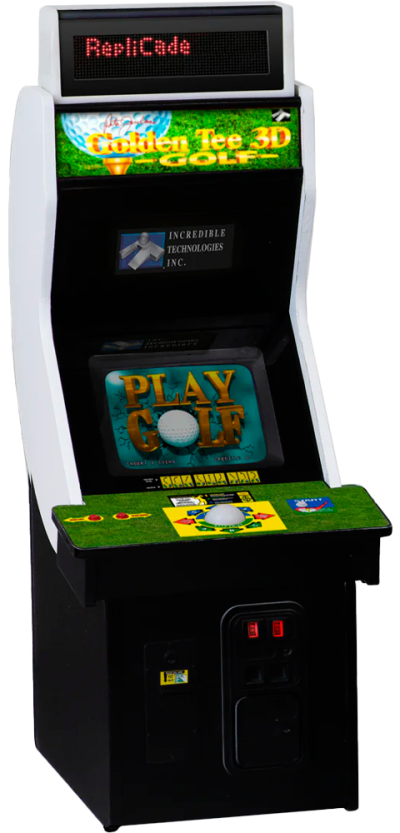 Golden Tee x RepliCade Scaled Replica