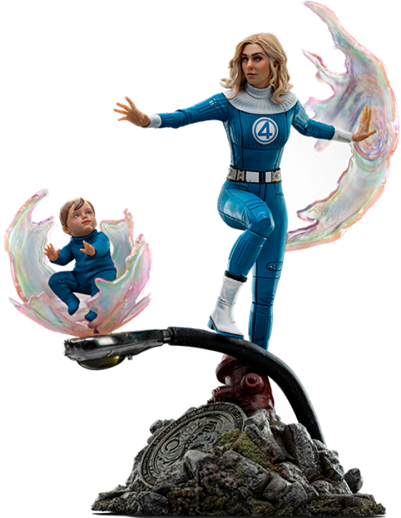 Invisible Woman 1:10 Scale Statue by Iron Studios