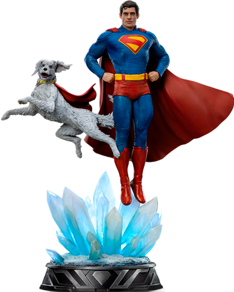 Superman & Krypto 1:10 Scale Statue by Iron Studios