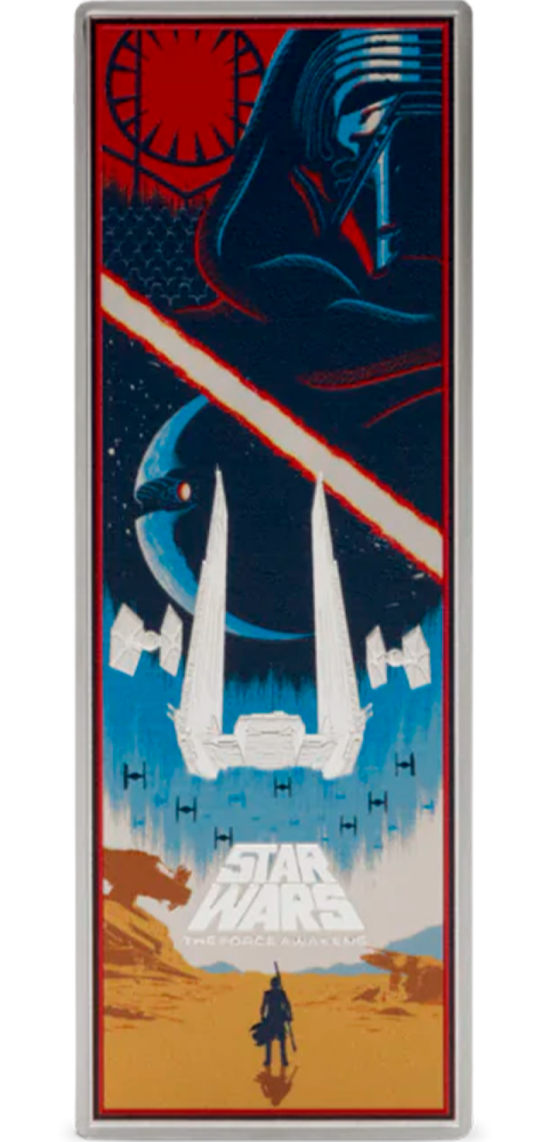 The Force Awakens™ Poster Silver Collectible by Agoro