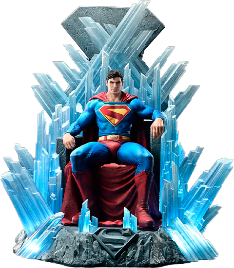 Superman Fortress of Solitude on Throne (Ultimate Bonus Version) Quarter Scale Statue by Prime 1 Studio