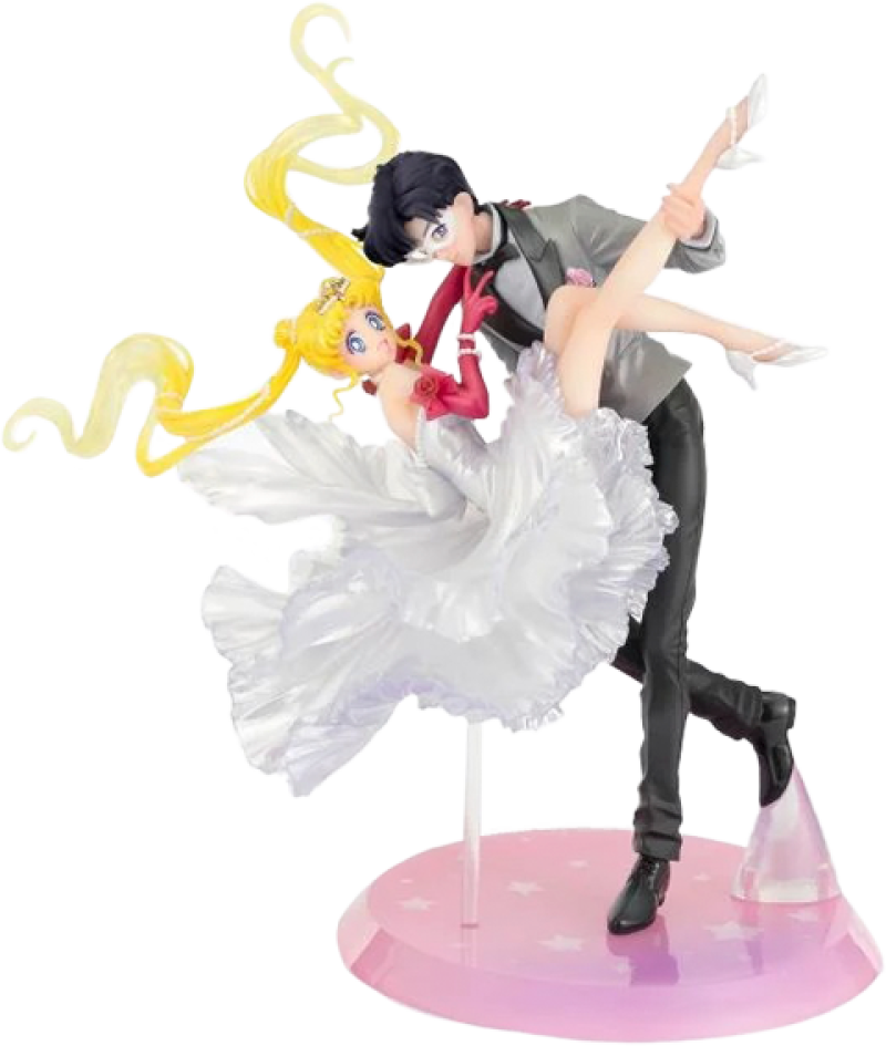 Usagi & Tuxedo Mask (Moonlight Glow Edition) Collectible Figure by Tamashii Nations