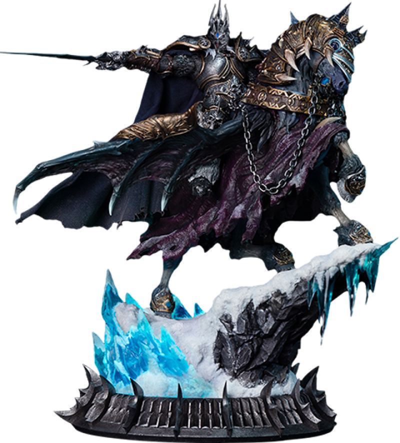 The Lich King & Invincible Statues by Activision Blizzard
