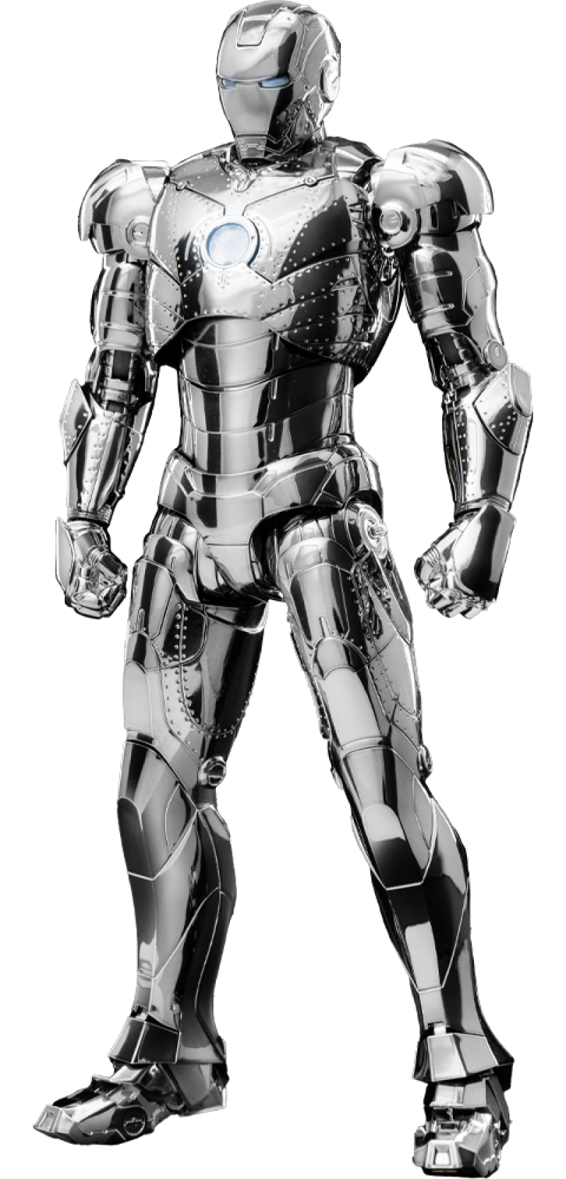 DLX Iron Man Mark 2 (Chrome Edition) Action Figure by Threezero
