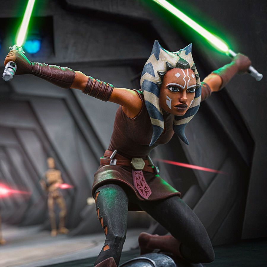スター・ウォーズ Ahsoka Tano フィギュア Ahsoka Tano 1:10 Art Scale Statue by Iron Studios | Sideshow