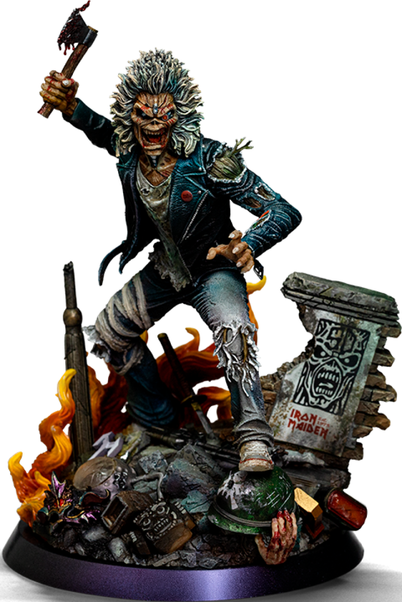 Eddie (50th Anniversary) 1:10 Scale Statue by Iron Studios