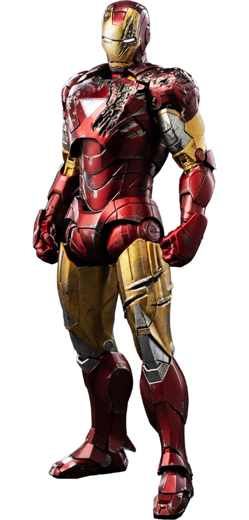 DLX Iron Man Mark 6 (Battle Damaged) Action Figure by Threezero