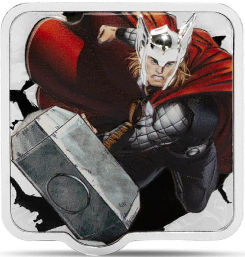 Thor 'KRA-KOOM' Silver Collectible by Agoro