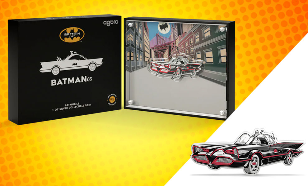 Batmobile Silver Collectible by Agoro | Sideshow Collectibles