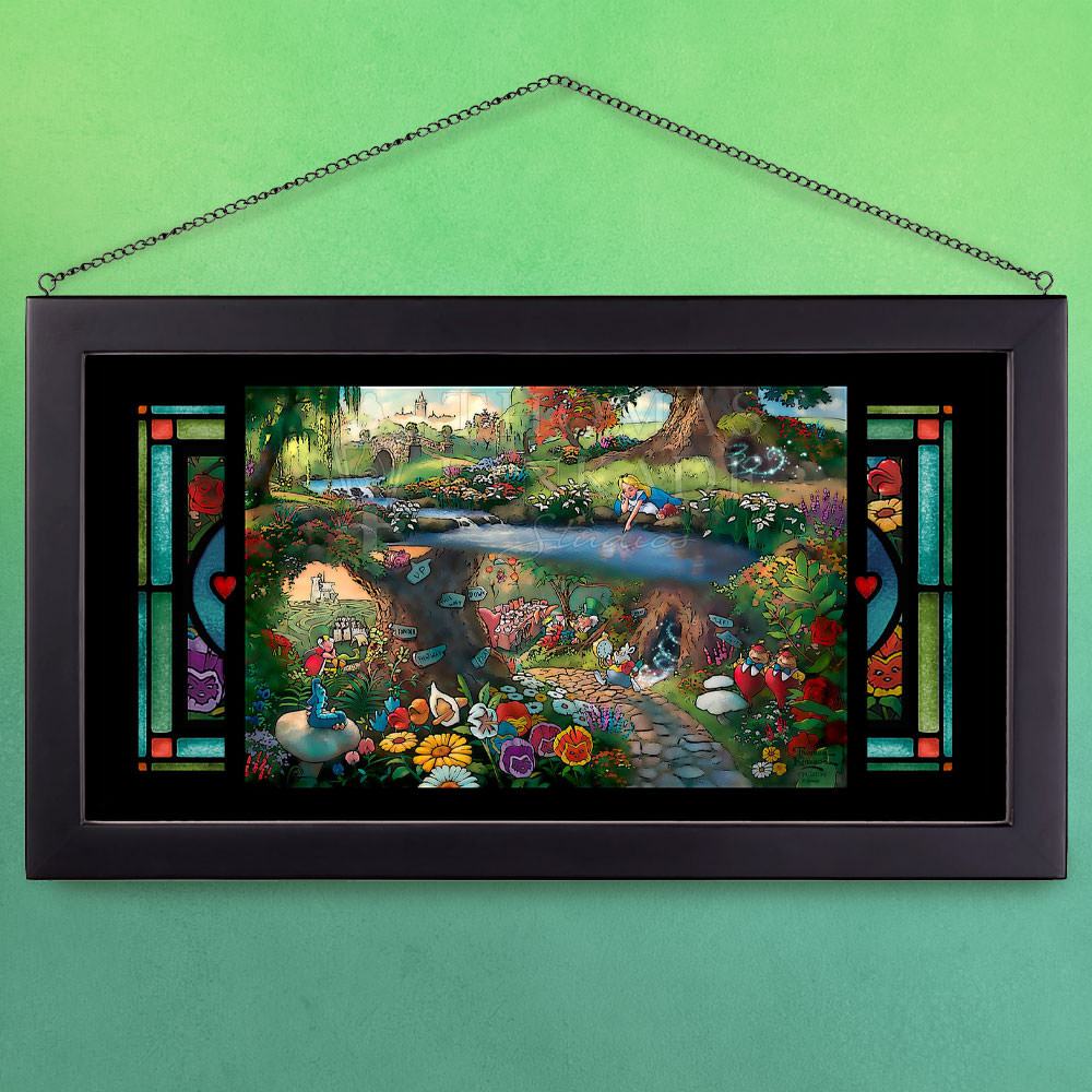 Alice In Wonderland Stained Glass by Art Brand Studios