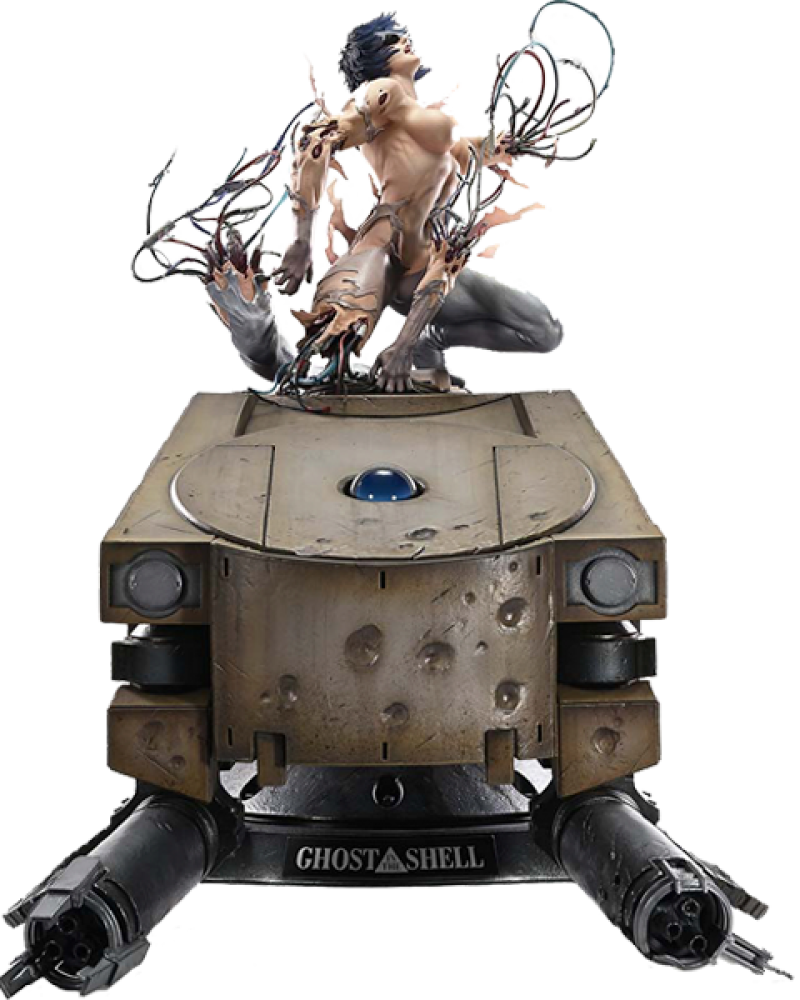 Motoko Kusanagi VS Arachnida Statues by Prime 1 Studio