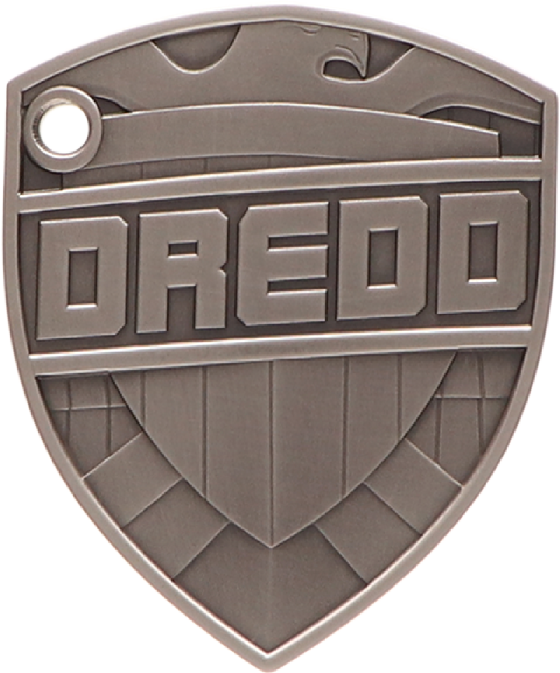 2000 AD - Judge Dredd Badge 2025 Silver Collectible by 101 Collectibles