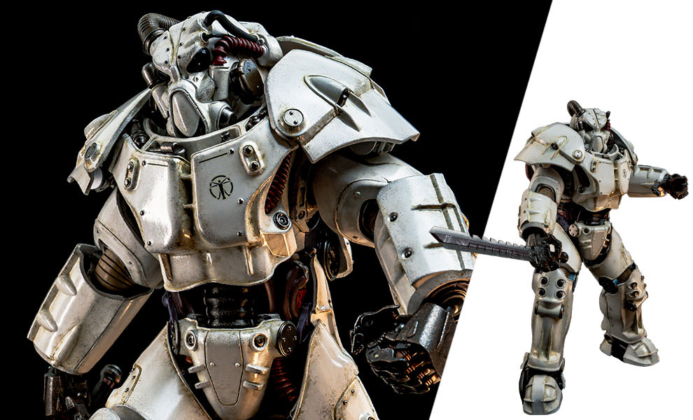(未使用･未開封品)ThreeZero Fallout： X-01 Power Armor 1:6スケール コレクションフィギュア マルチカラー X-01 Institute Power Armor Sixth Scale Figure by Threezero
