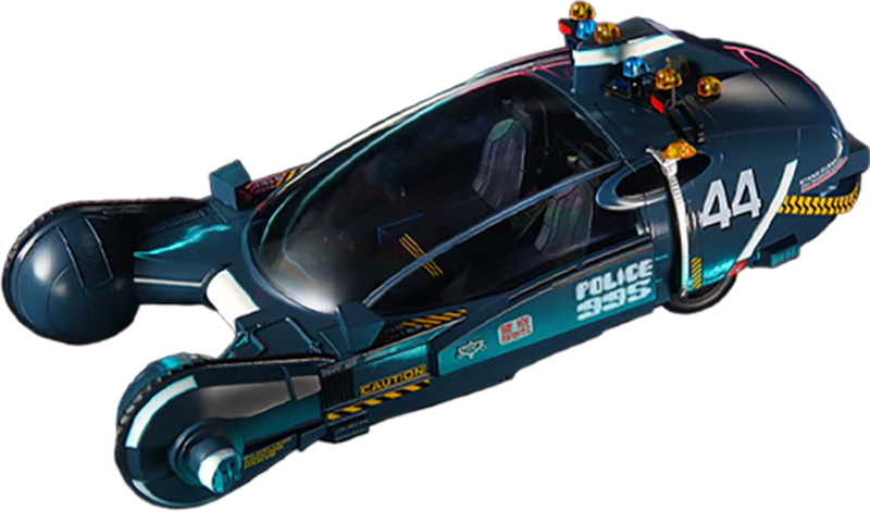 Blade Runner 2049 Deckard's Spinner Car Collectible Figure by Insight Editions