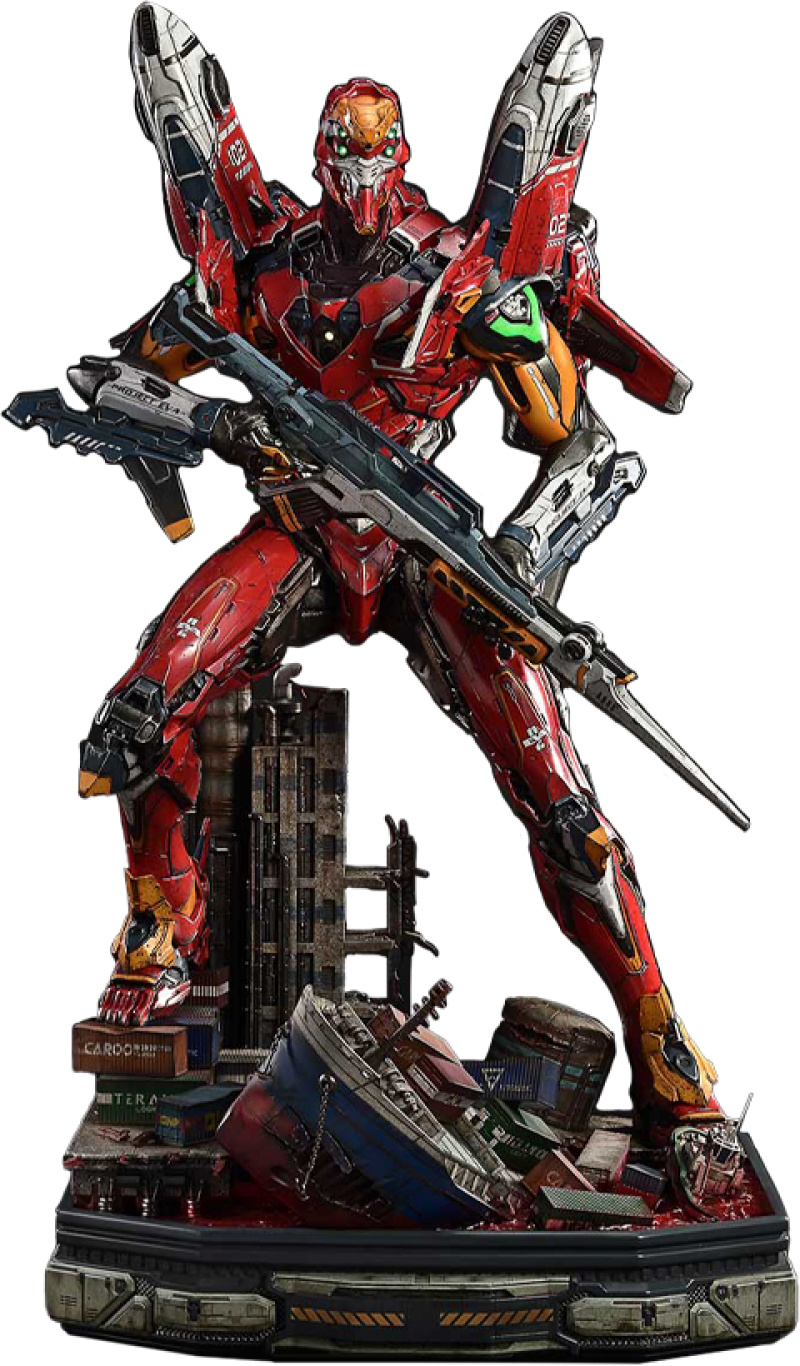 Evangelion Production Model-02 (Deluxe Bonus Version) Diorama by Prime 1 Studio