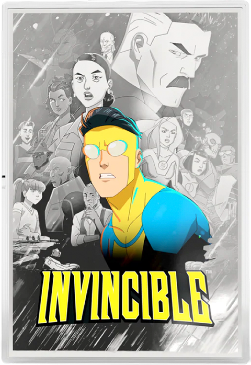 Invincible™ Season 1 Poster Silver Collectible by Agoro