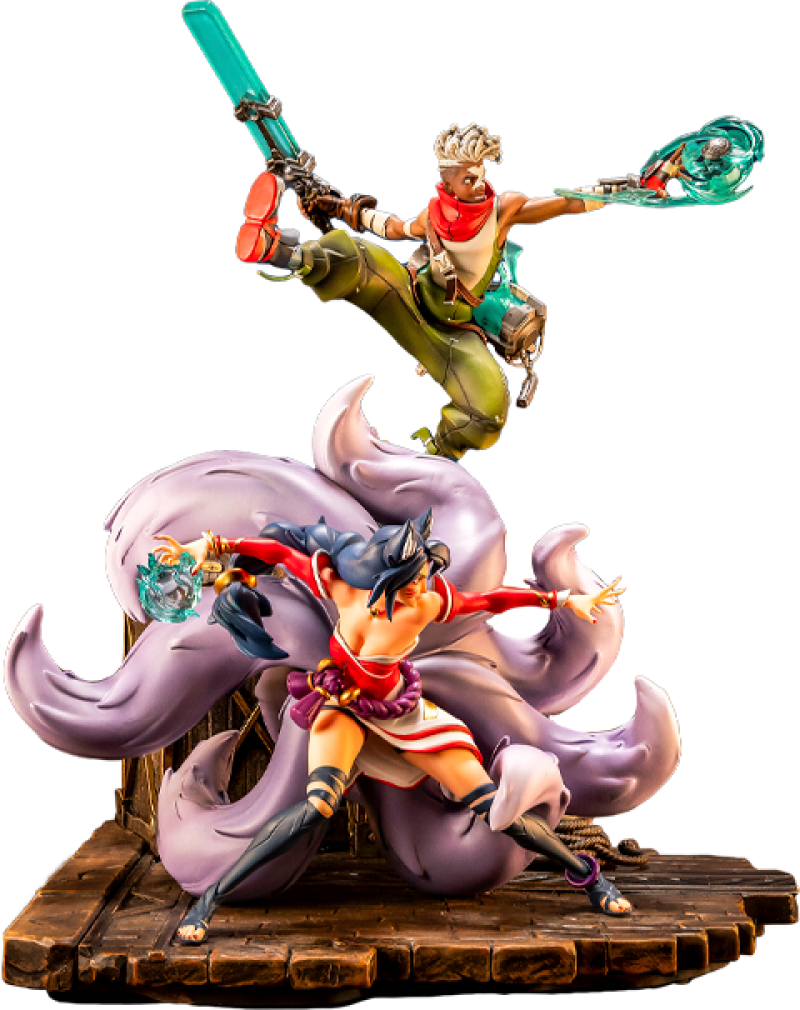 2XKO: Ekko & Ahri 1:10 Scale Statue by PureArts